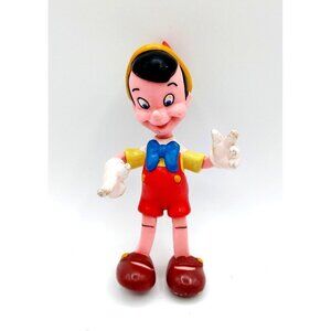 Disney Pinocchio Poseable Bendy Figure 5" Vintage Figure